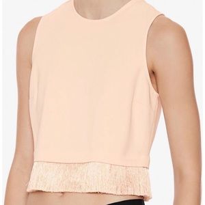 ALC Kennedy Crop Top with Fringe